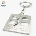 Wenzhou Factory Günstige Custom Deboss Silber Logo Werbegeschenk Schlüsselanhänger